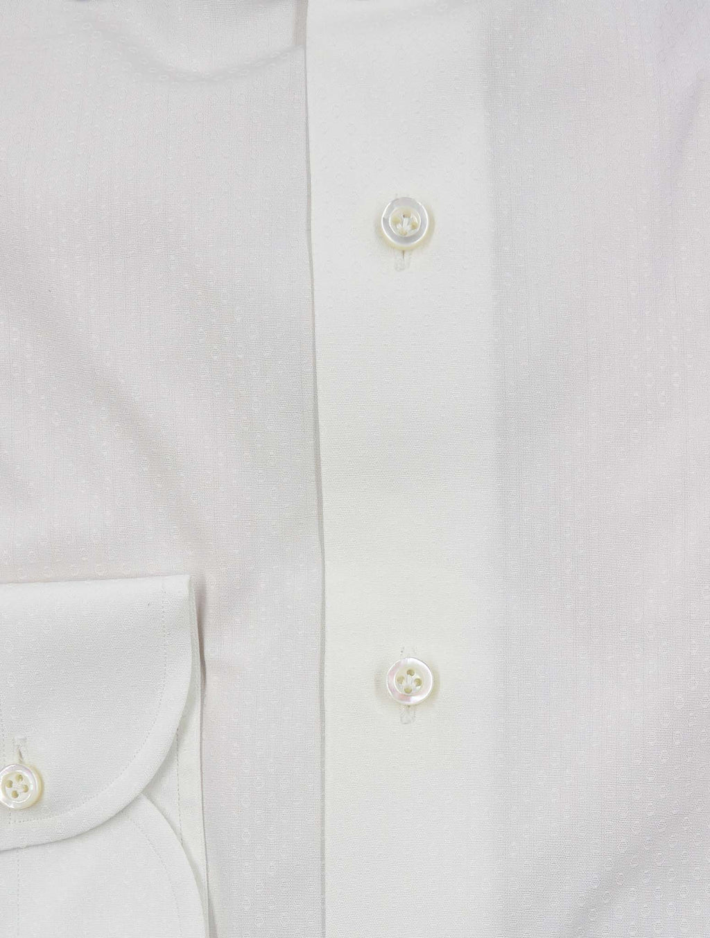 Isaia White Cotton Shirt
