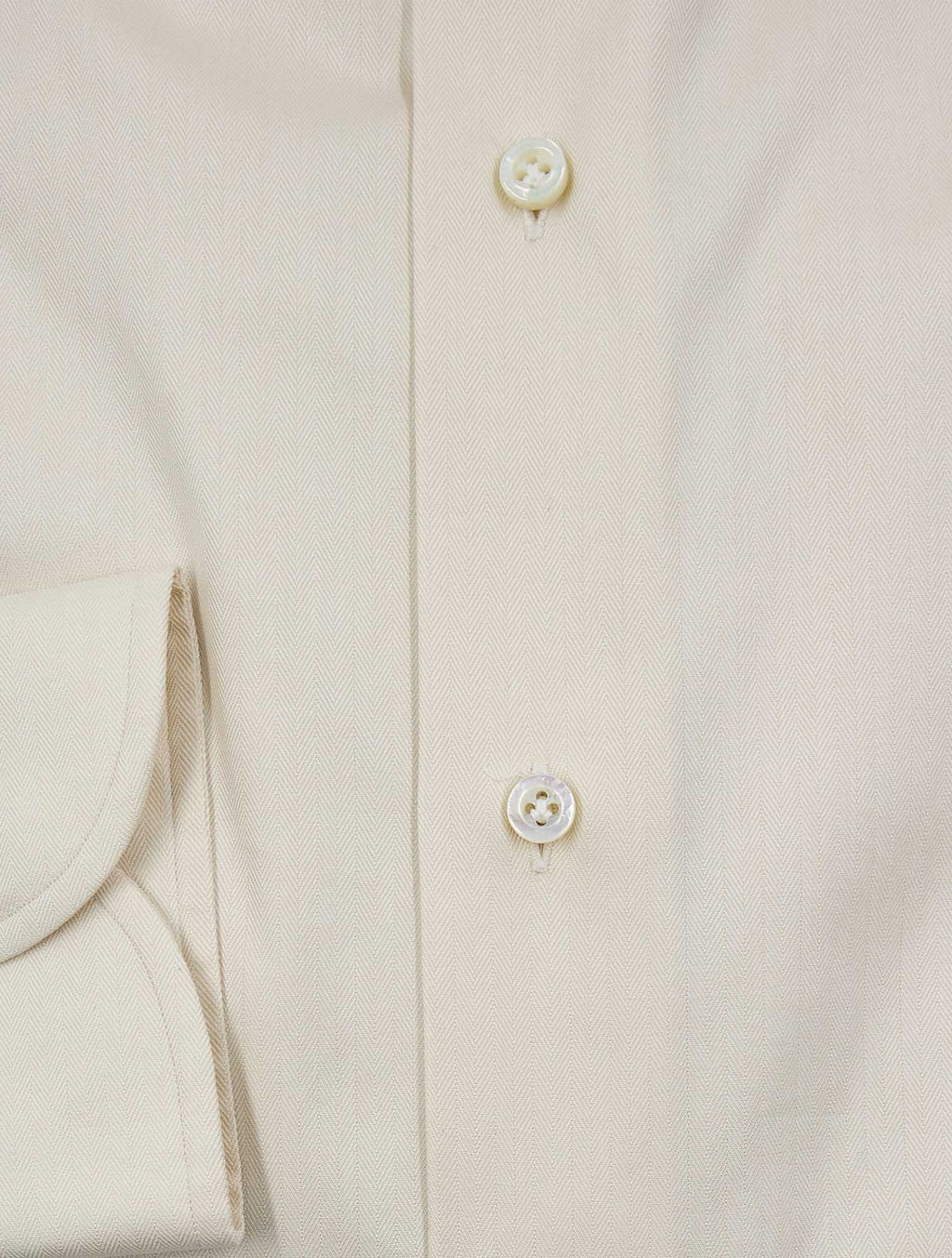 Isaia White Cotton Shirt