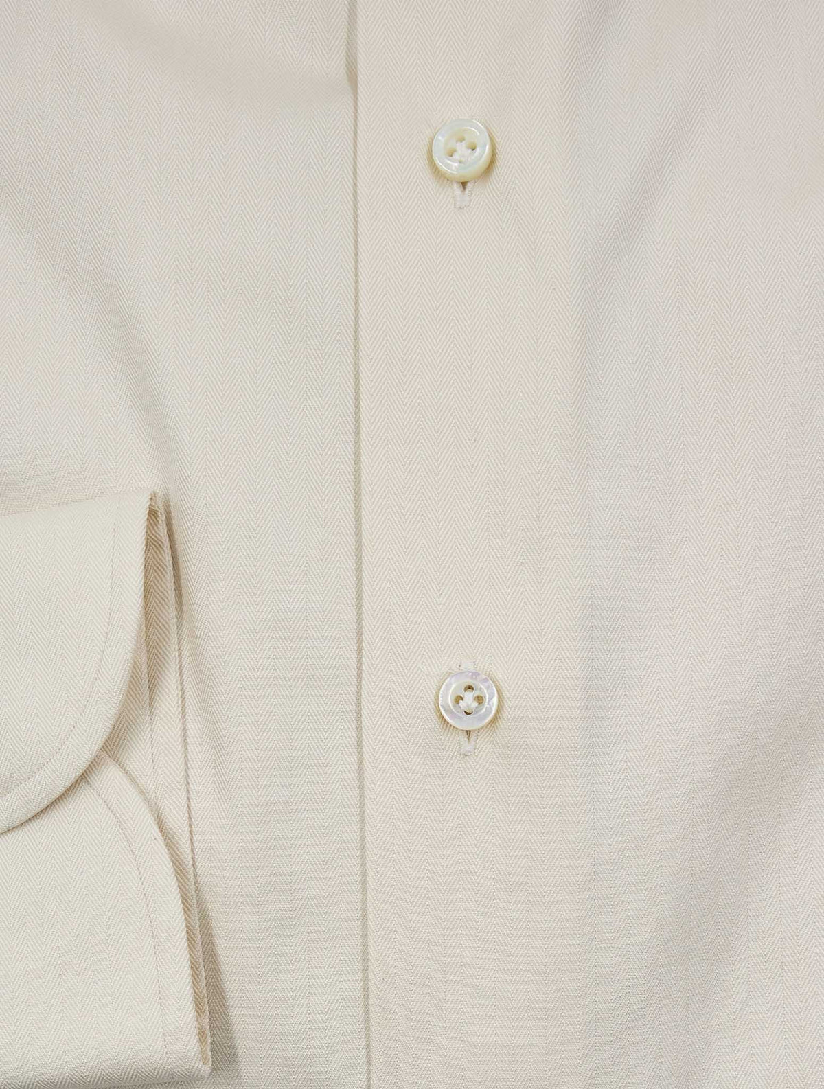 Isaia White Cotton Shirt