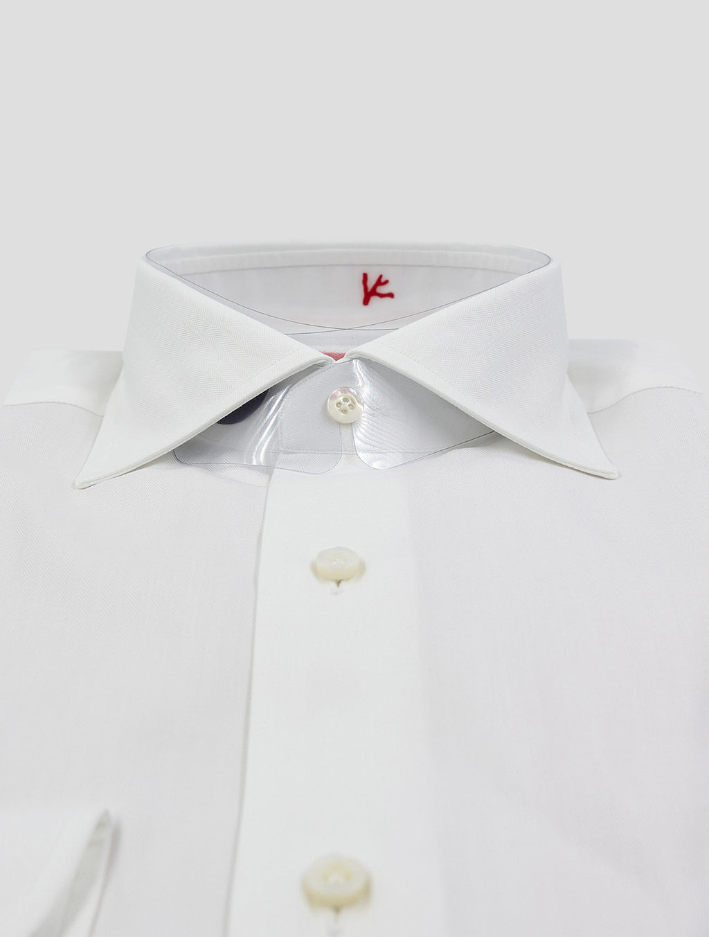 Isaia White Cotton Shirt