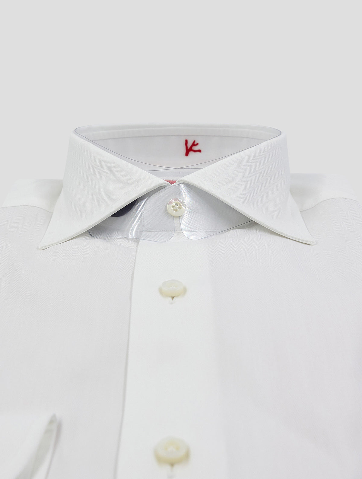 Isaia White Cotton Shirt