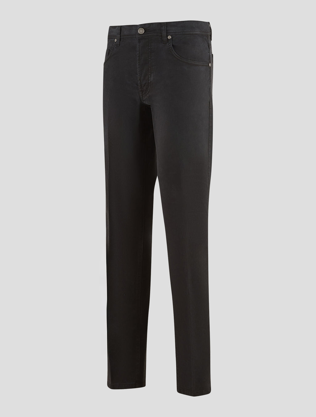 Cesare Attolini Black Lyocell Cotton Ea Jeans