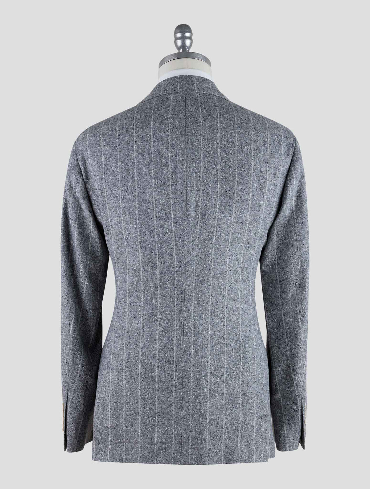 Brunello Cucinelli Gray Silk Wool Cashmere Suit