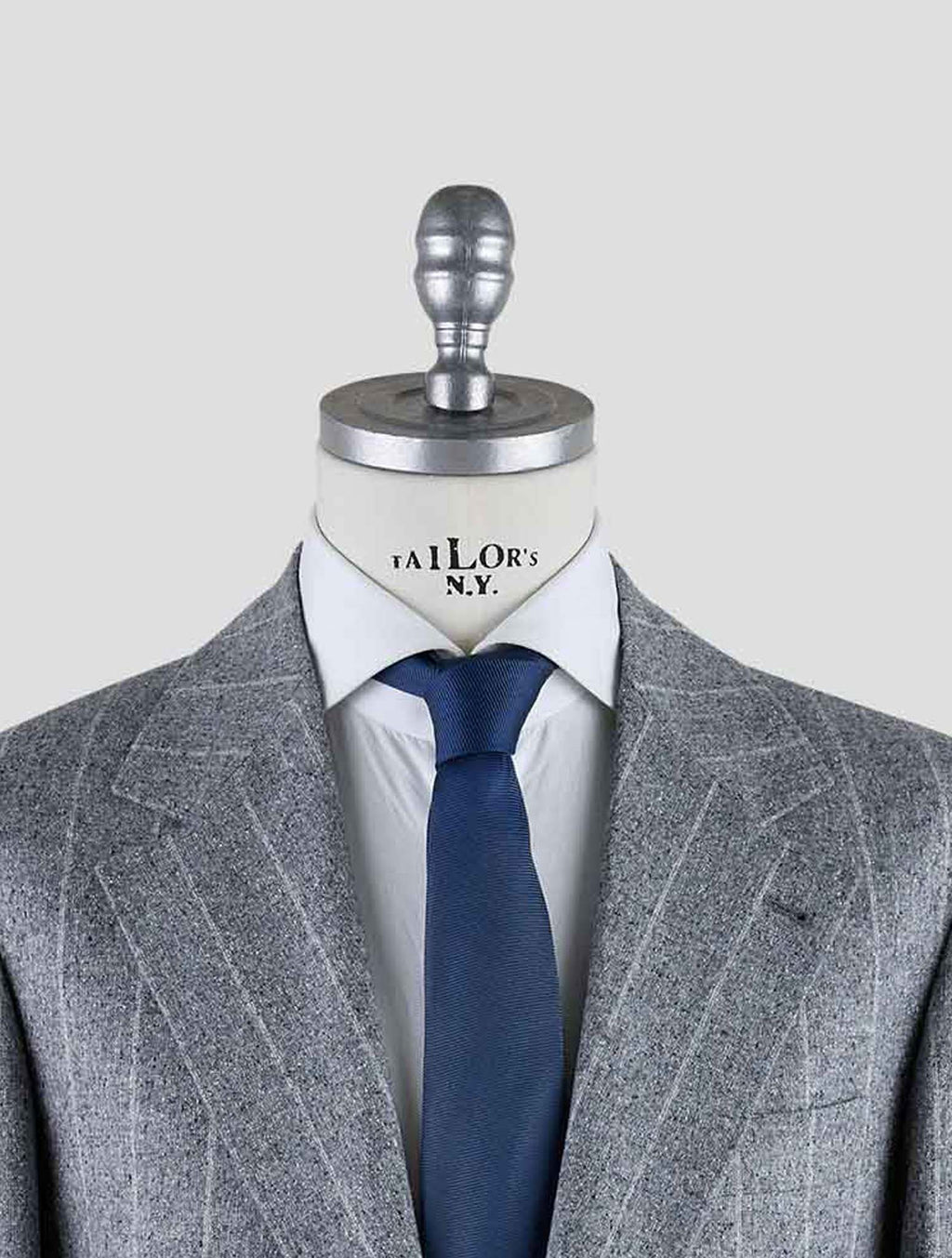 Brunello Cucinelli Gray Silk Wool Cashmere Suit