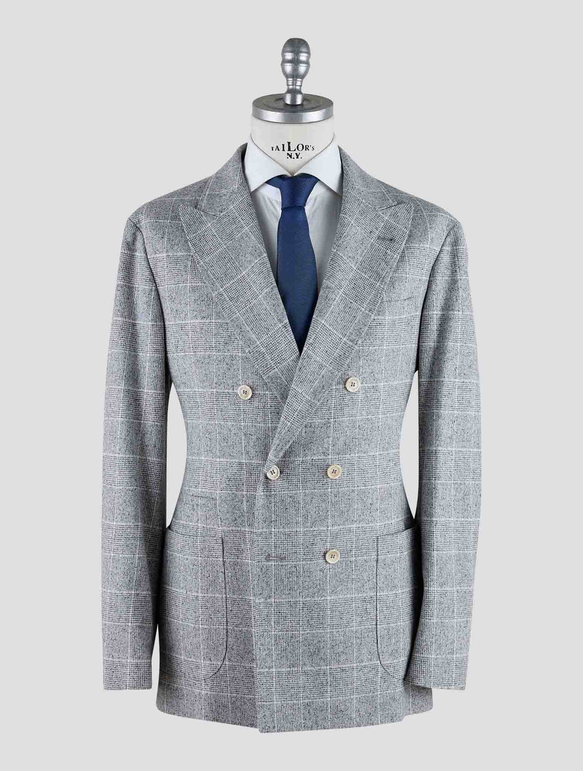 Brunello Cucinelli Gray Silk Wool Cashmere Suit