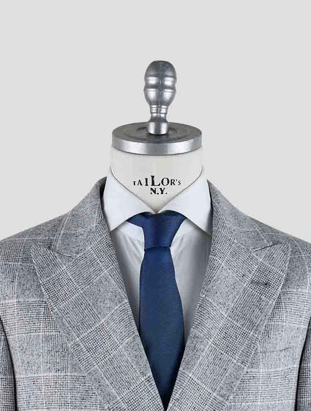 Brunello Cucinelli Gray Silk Wool Cashmere Suit