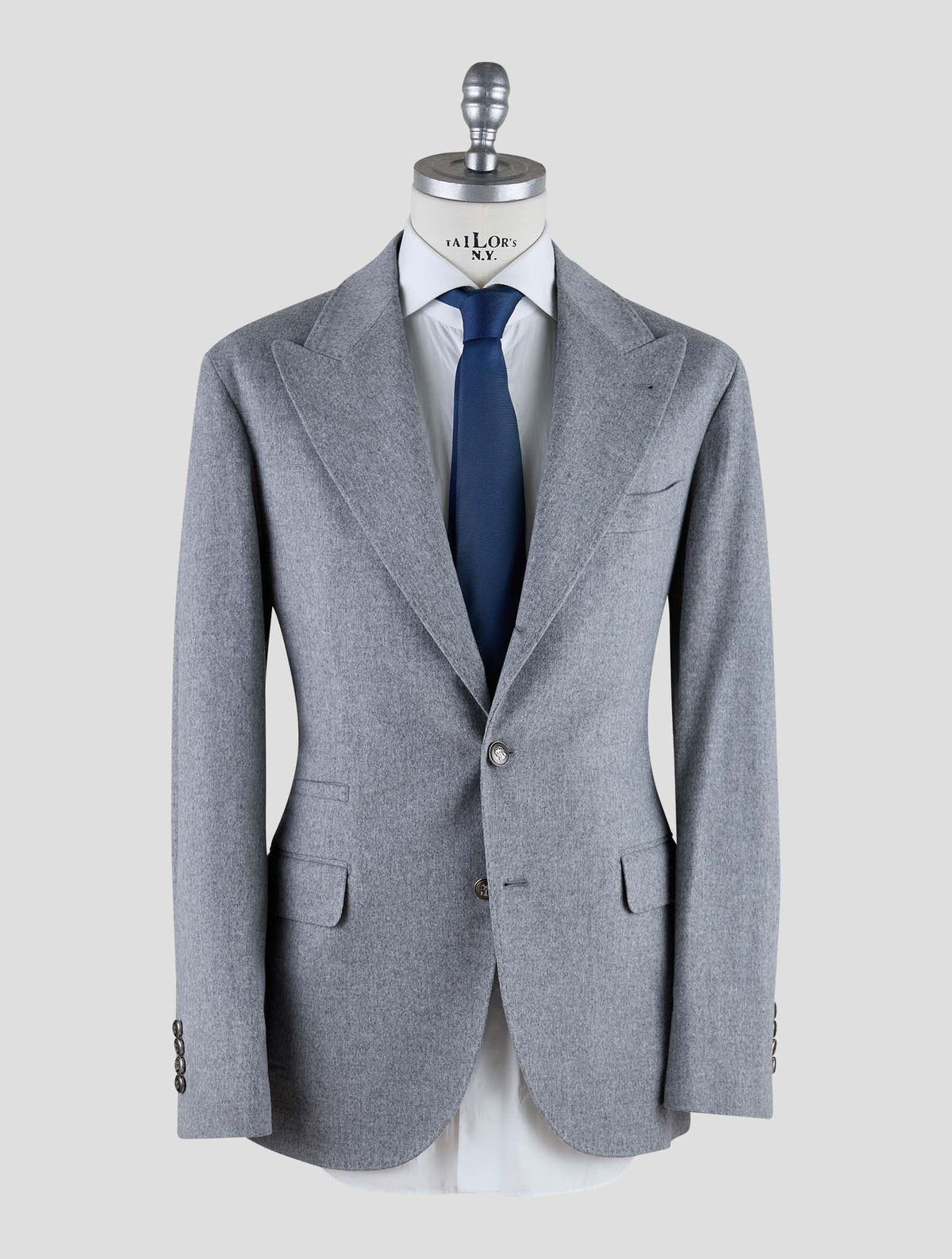 Brunello Cucinelli Gray Wool Cashmere Suit