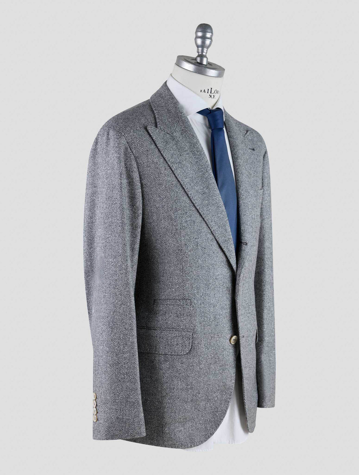 Brunello Cucinelli Gray Wool Silk Cashmere Ea Suit