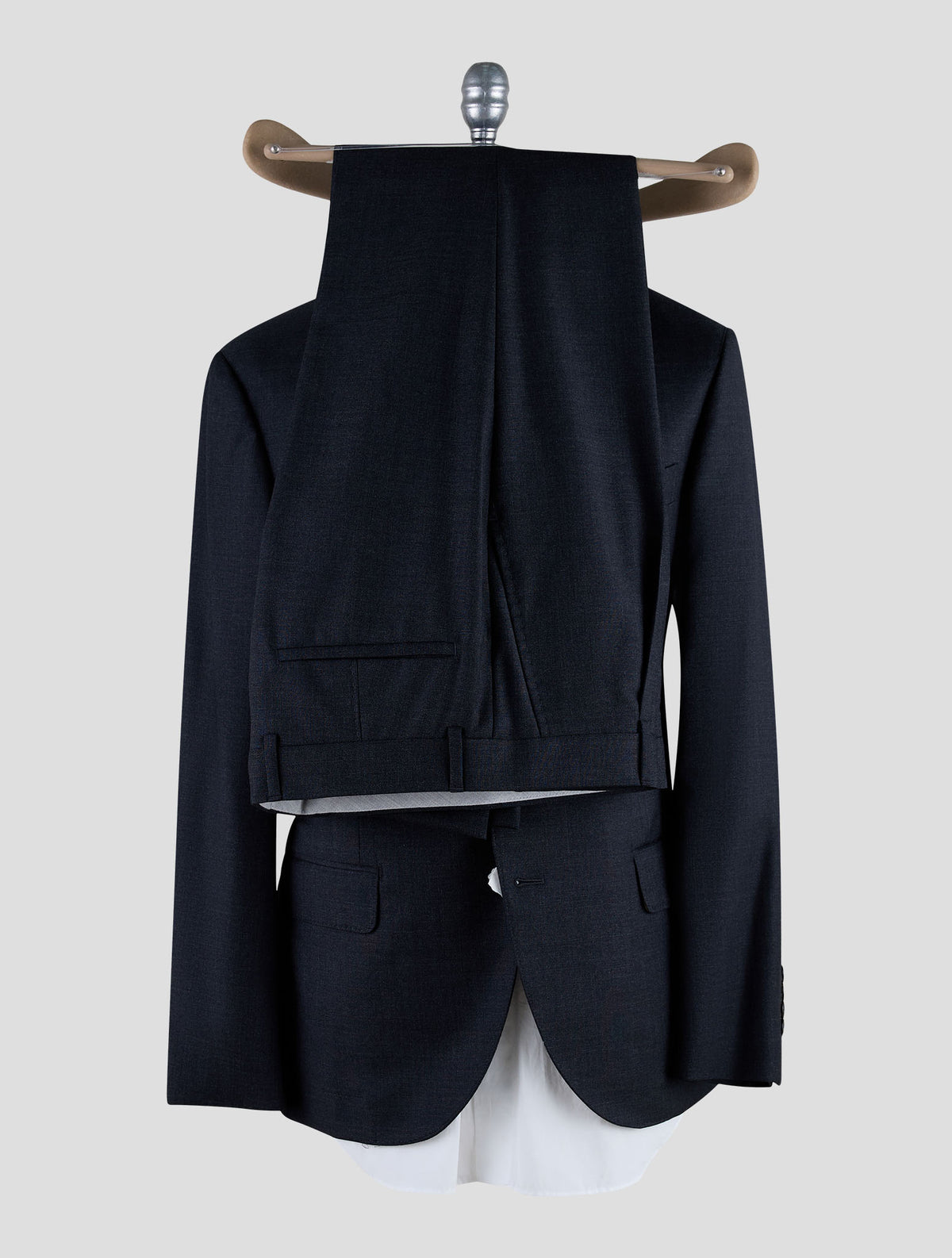 Brunello Cucinelli Dark Gray Virgin Wool Suit