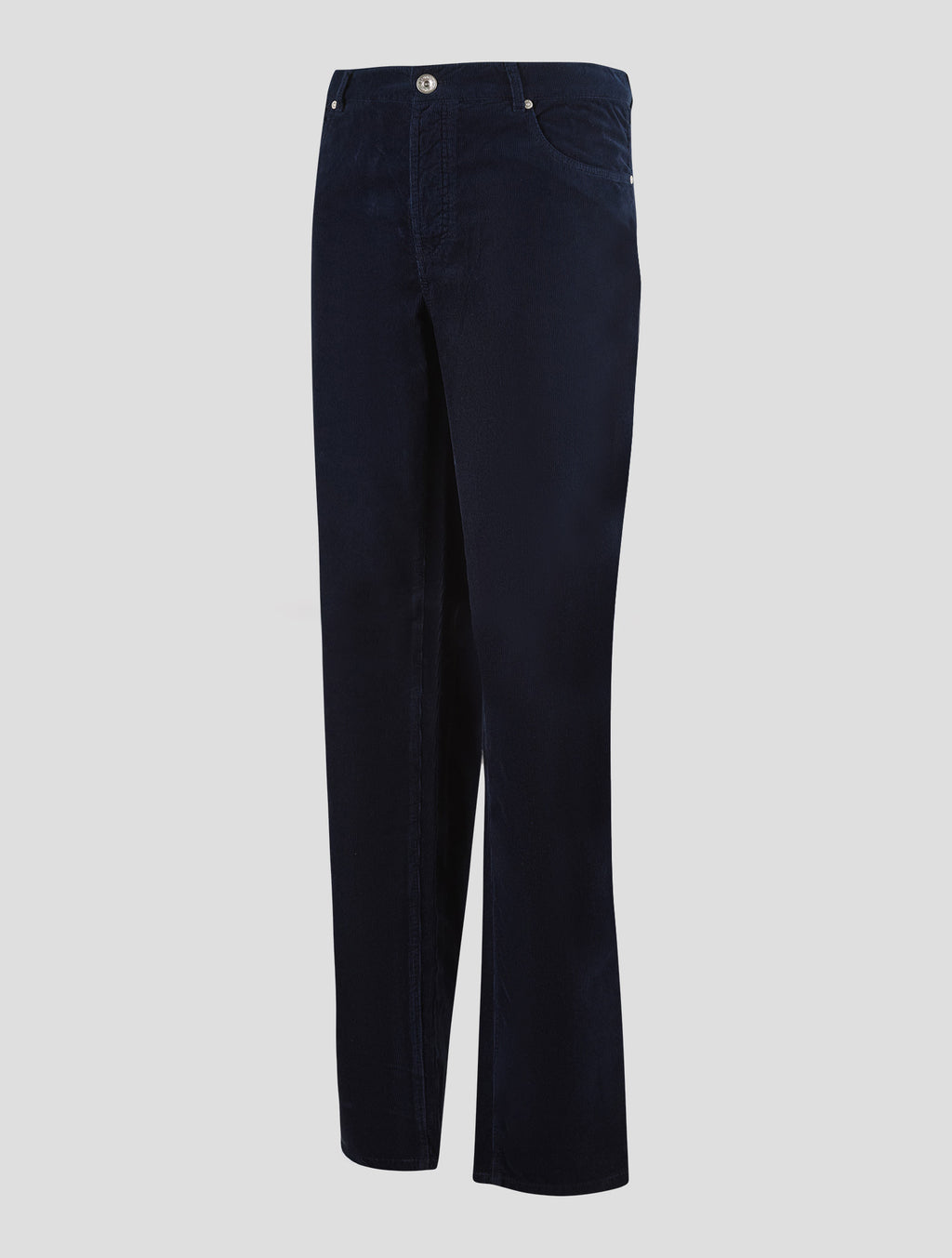 Brunello Cucinelli Blue Cotton Velvet Jeans
