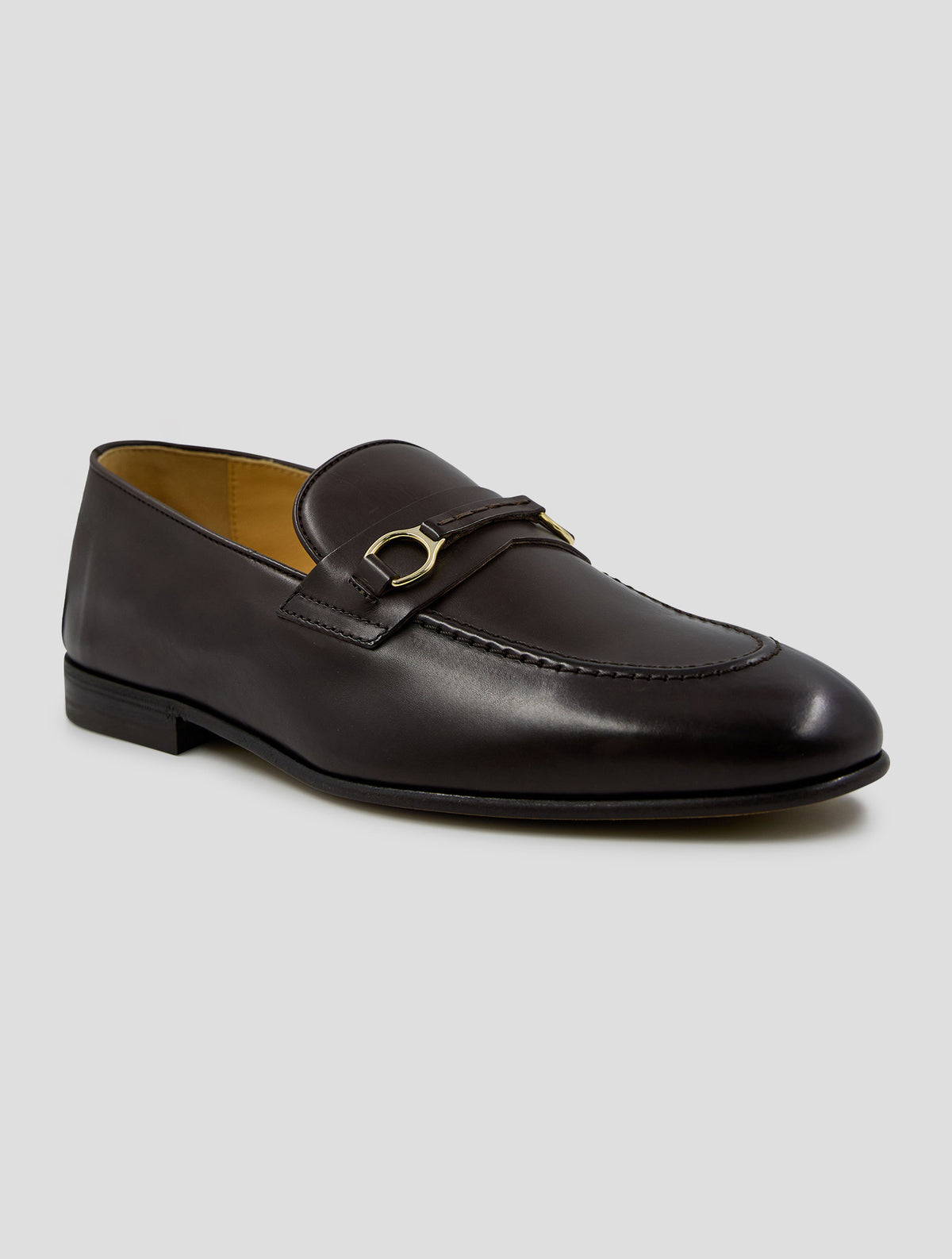 Brunello Cucinelli Brown Leather Loafers Shoes