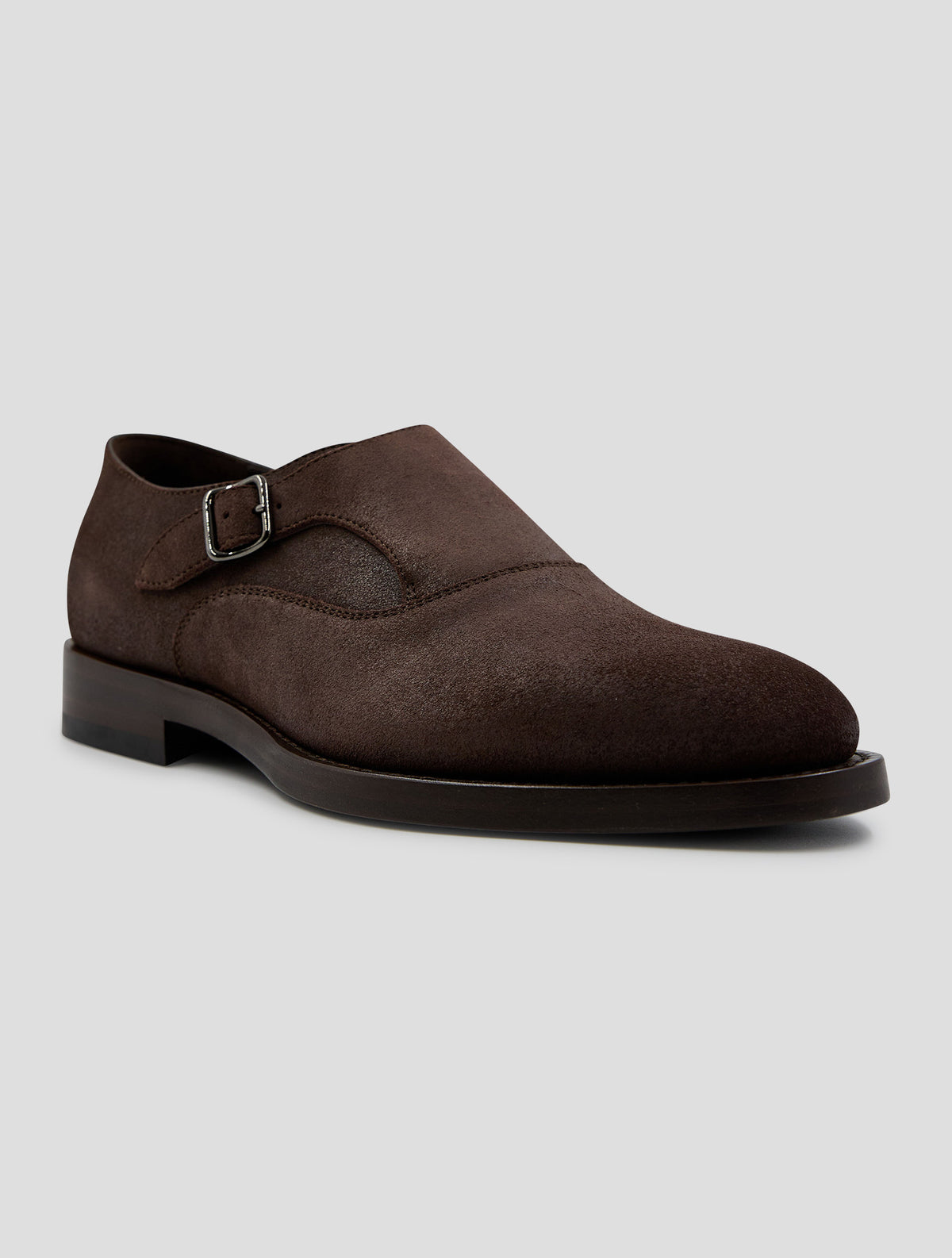 Brunello Cucinelli Brown Leather Suede Loafers Shoes