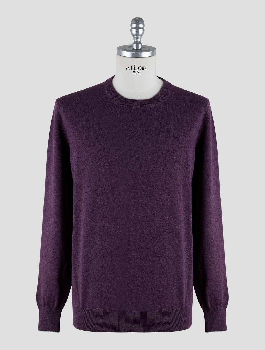 Brunello Cucinelli Purple Cashmere Sweater Crewneck