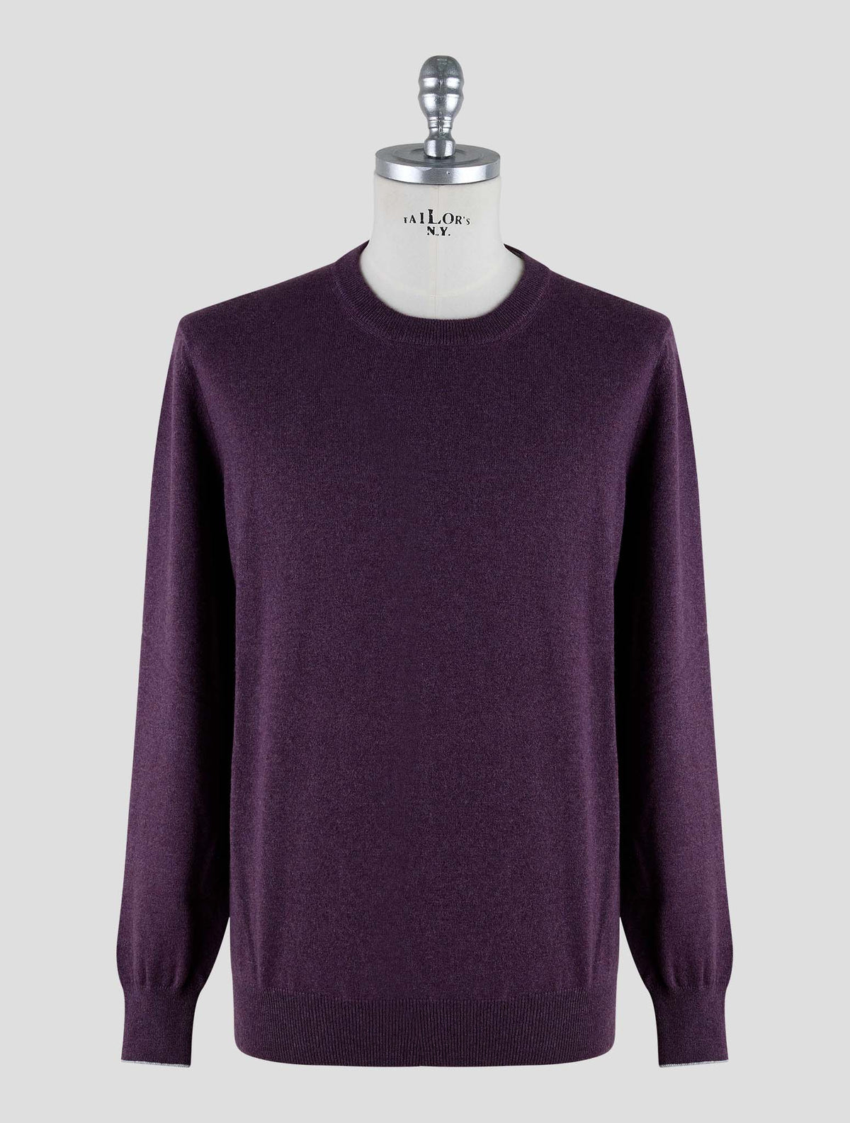 Brunello Cucinelli Purple Cashmere Sweater Crewneck