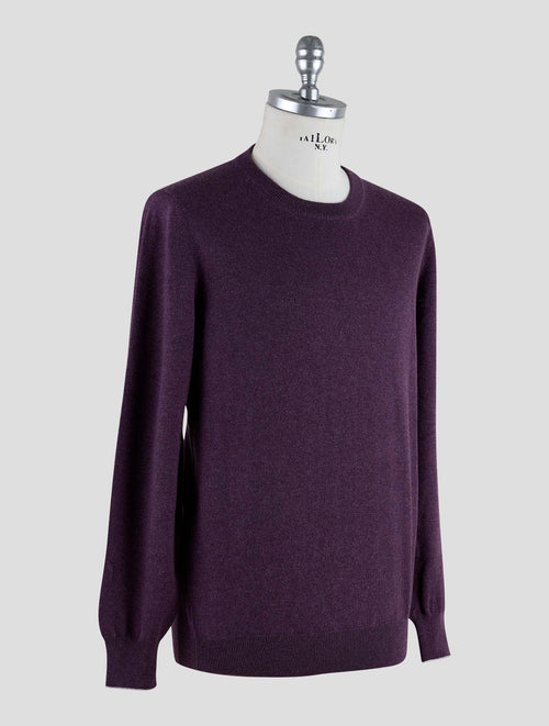 Brunello Cucinelli Purple Cashmere Sweater Crewneck