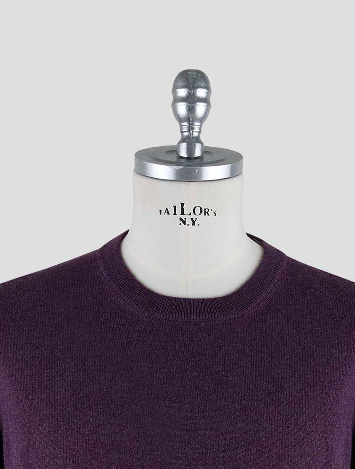 Brunello Cucinelli Purple Cashmere Sweater Crewneck