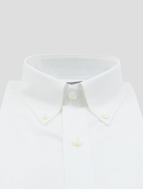 Finamore 1925 White Cotton Shirt NAPOLI