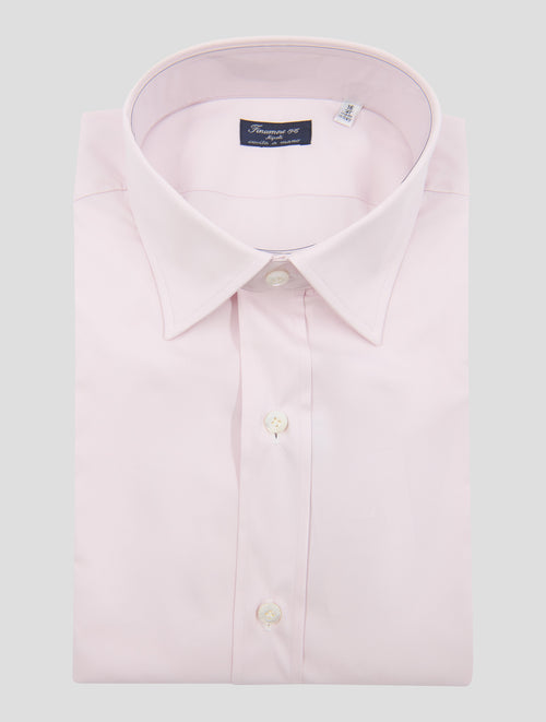 Finamore 1925 Pink Cotton Pa Ea Shirt Milano16