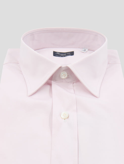 Finamore 1925 Pink Cotton Pa Ea Shirt Milano16