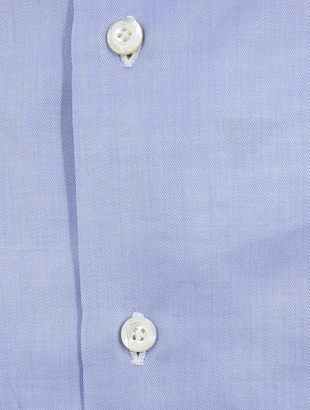 Finamore 1925 Light Blue Cotton Shirt Milano