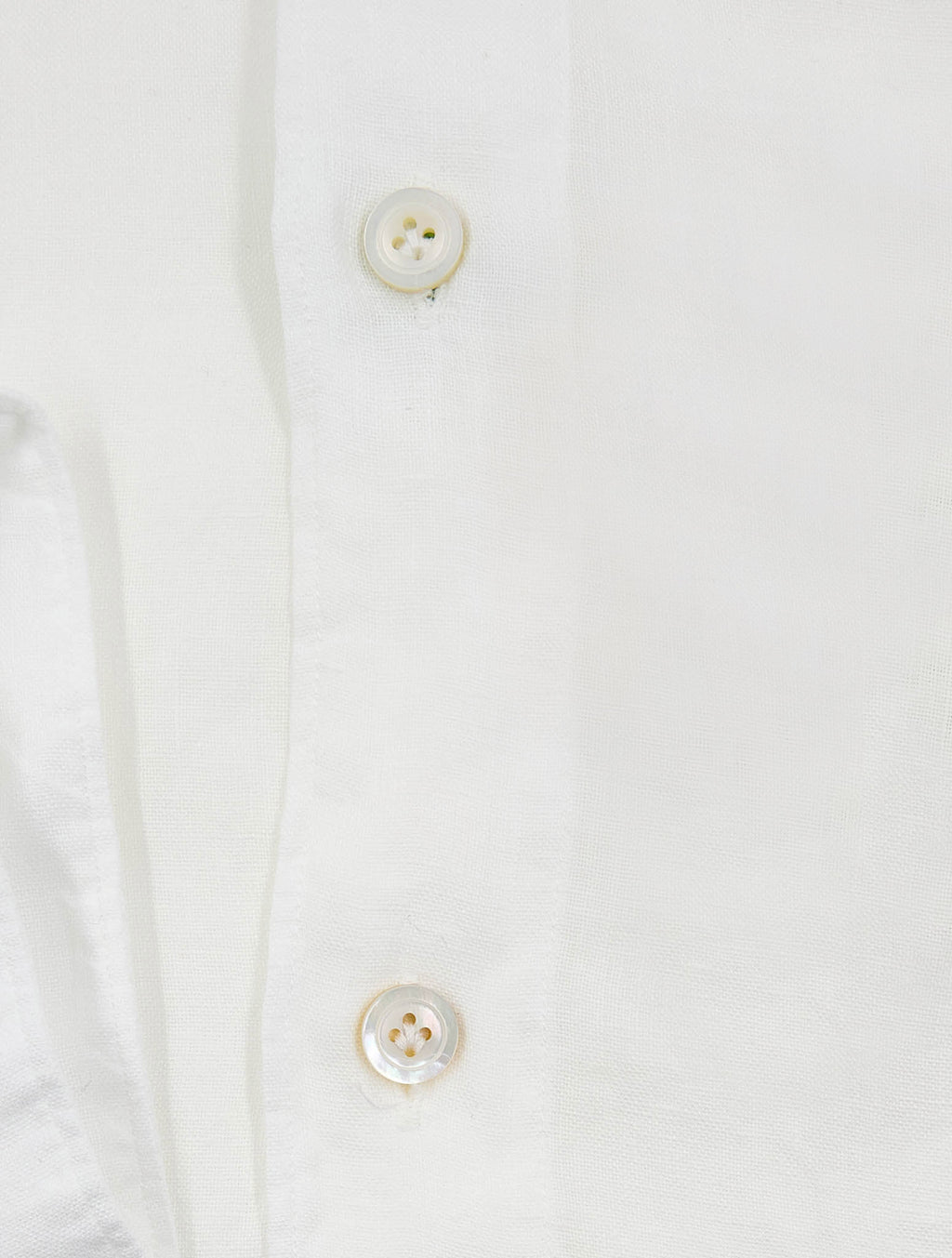 Finamore 1925 White Linen Shirt TOKYO