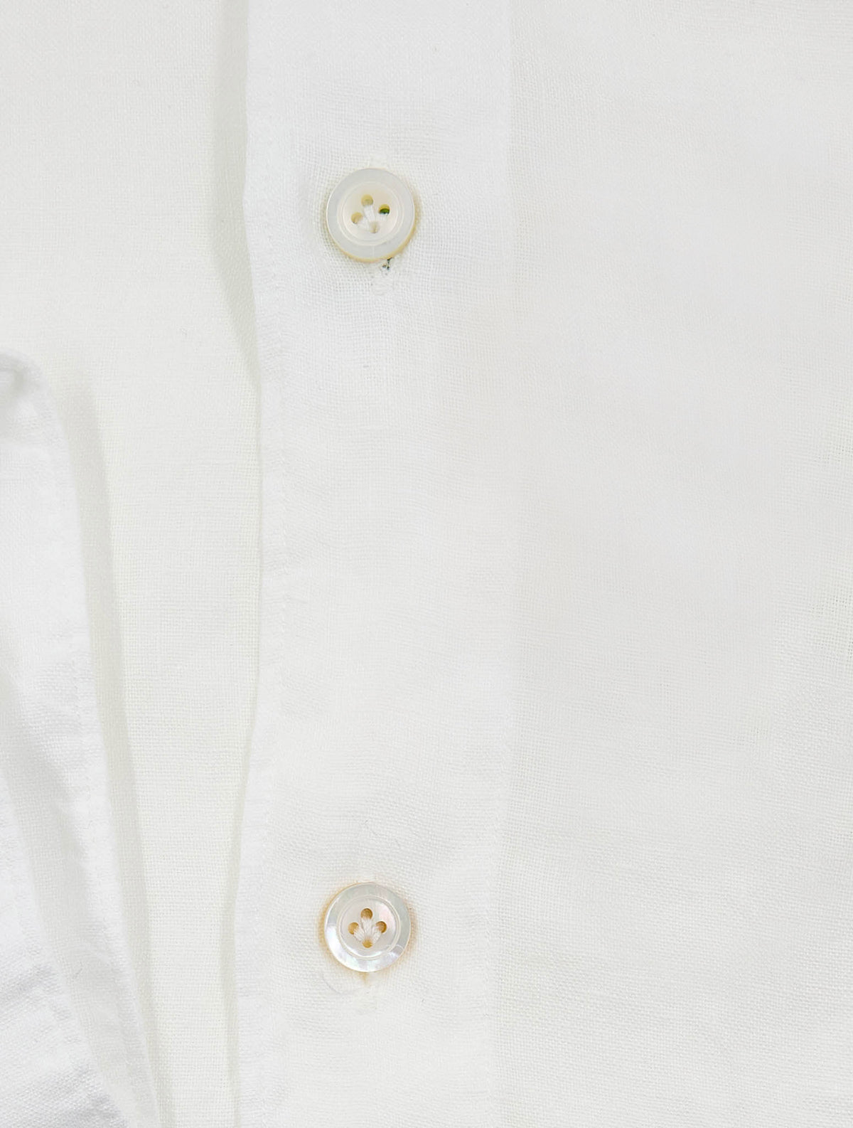 Finamore 1925 White Linen Shirt TOKYO