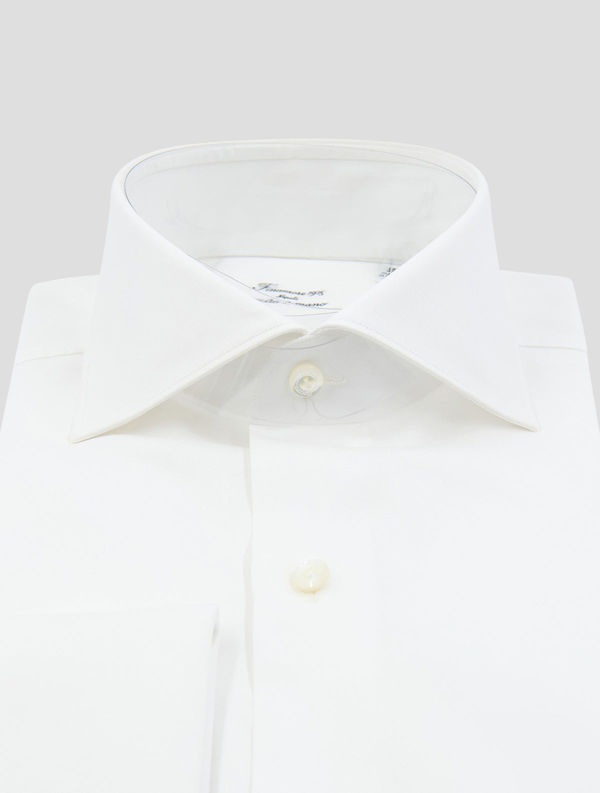 Finamore 1925 White Cotton Shirt MILANO
