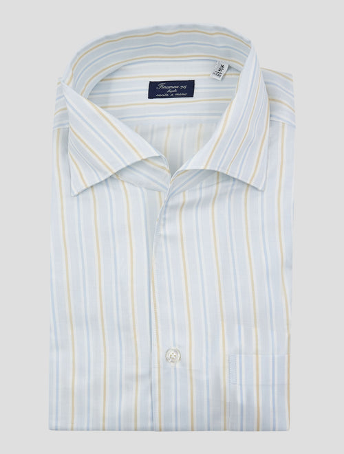 Finamore 1925 Multicolor Cotton Shirt Milano
