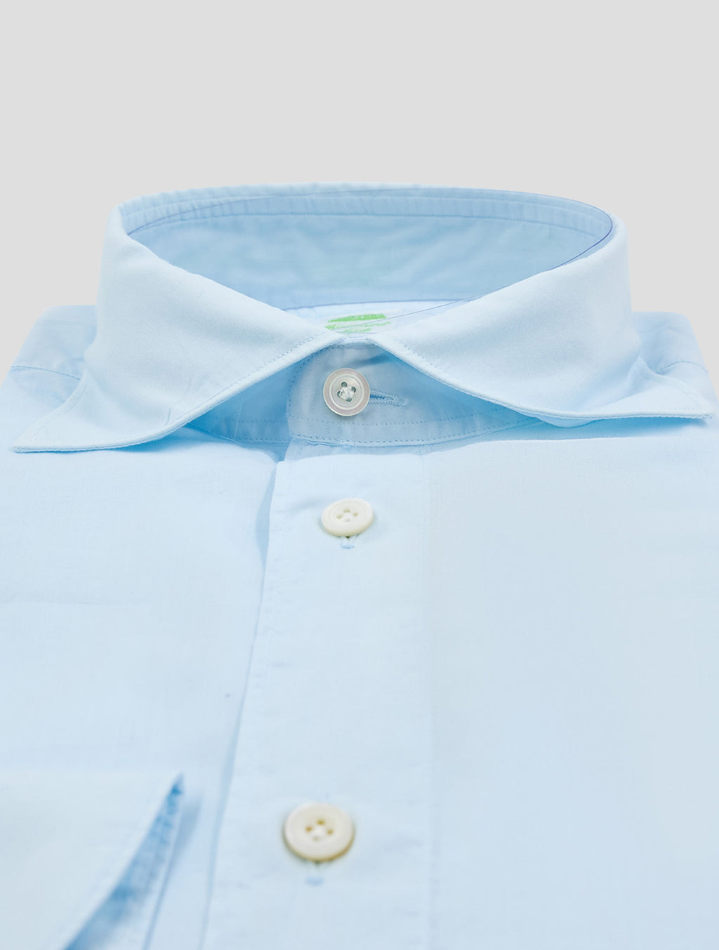 Finamore 1925 Light Blue Cotton Shirt BALI