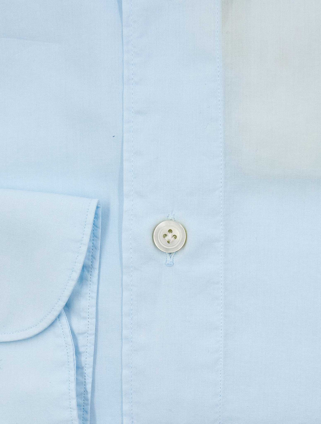 Finamore 1925 Light Blue Cotton Shirt BALI
