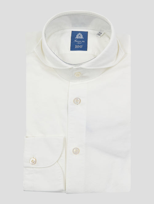 Finamore 1925 White Cotton Shirt Bali