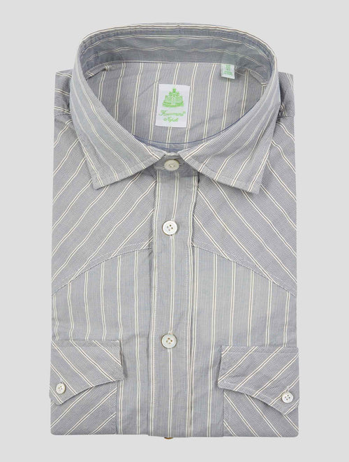 Finamore 1925 Multicolor Cotton Shirt Boston