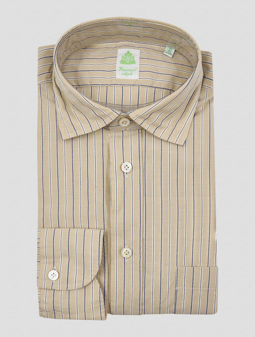 Finamore 1925 Multicolor Cotton Shirt Lisbona