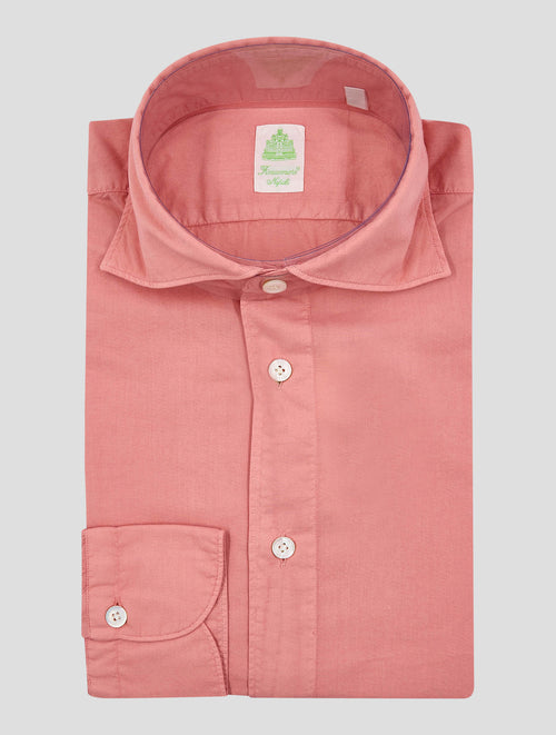 Finamore 1925 Pink Cotton Shirt BALI