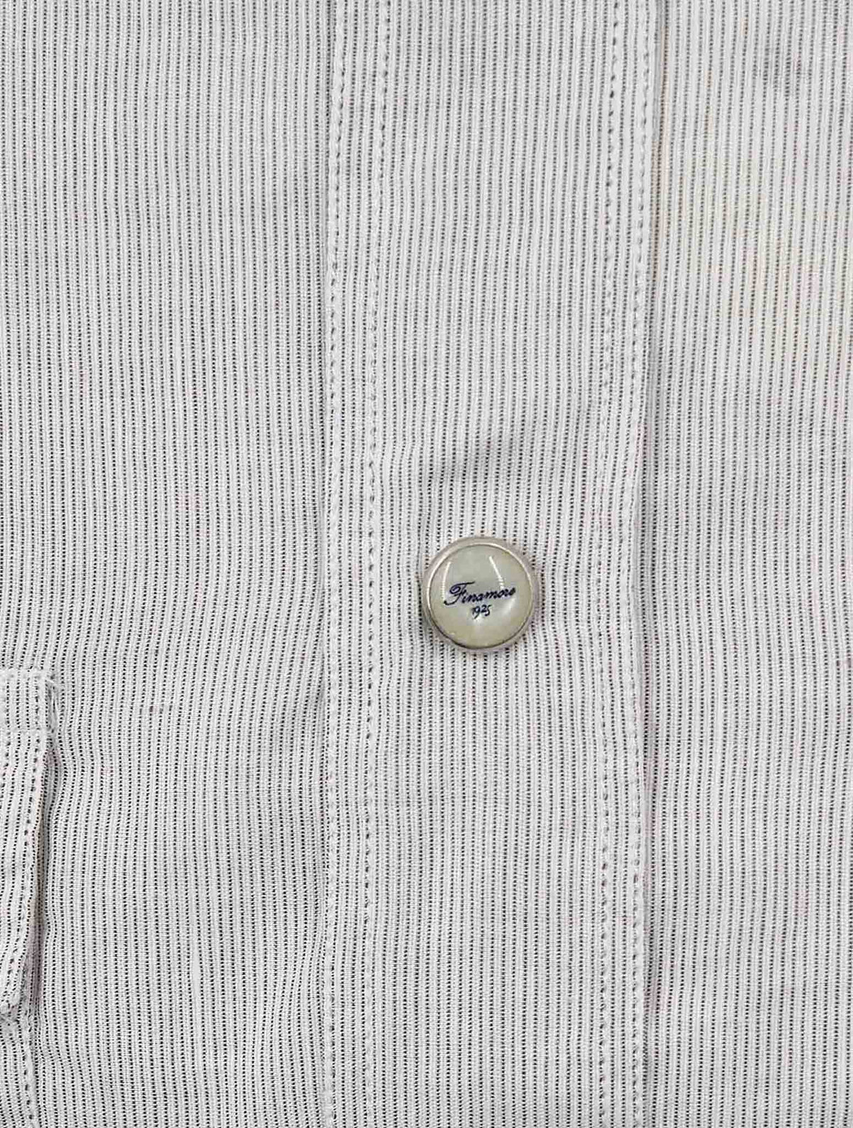 Finamore 1925 Beige Cotton Linen Shirt Zurigo
