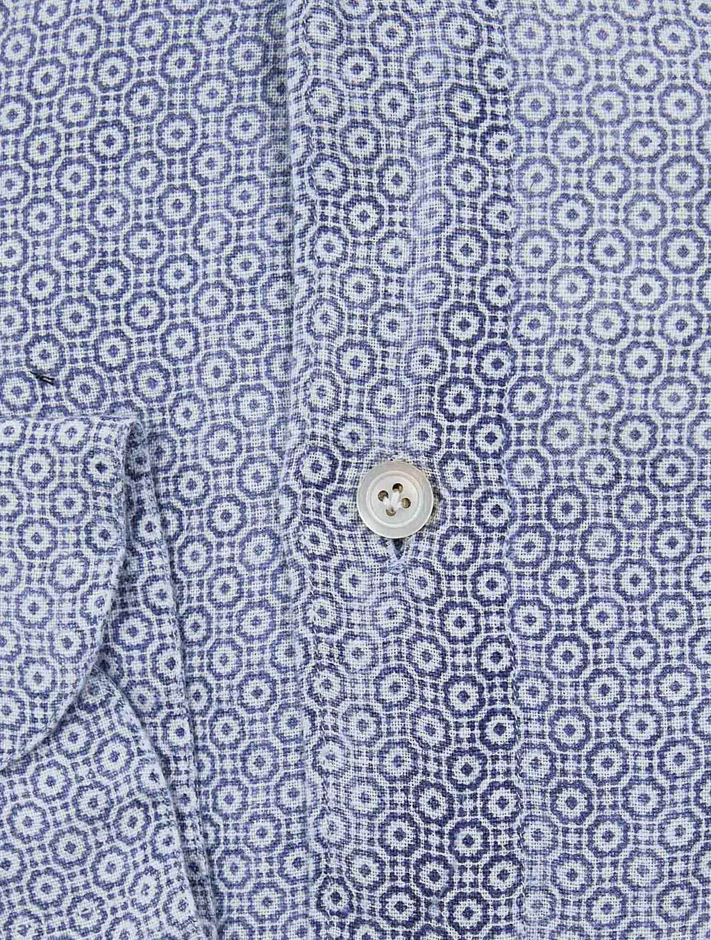 Finamore 1925 Blue Linen Shirt Bali20