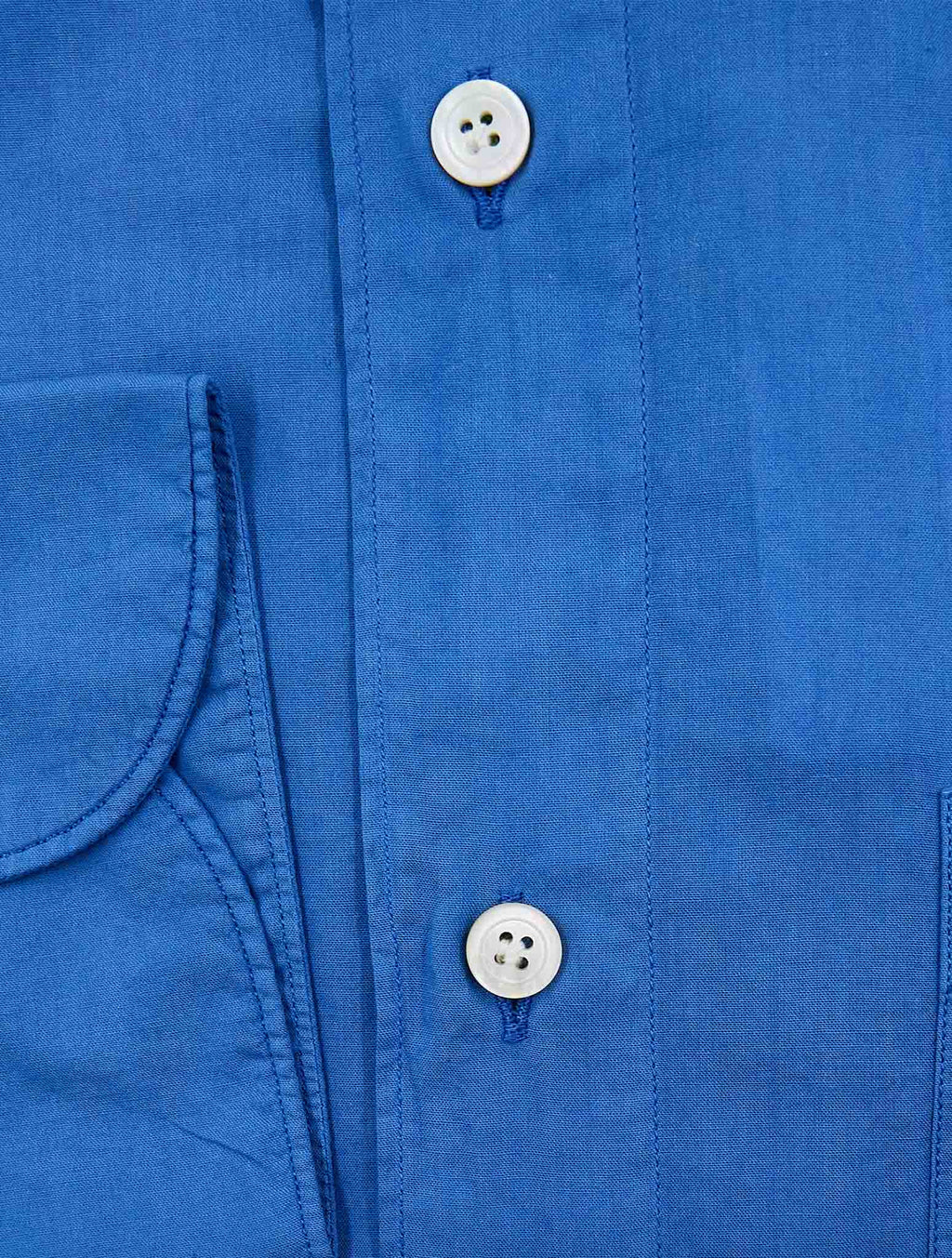 Finamore 1925 Light Blue Cotton Shirt Gaeta