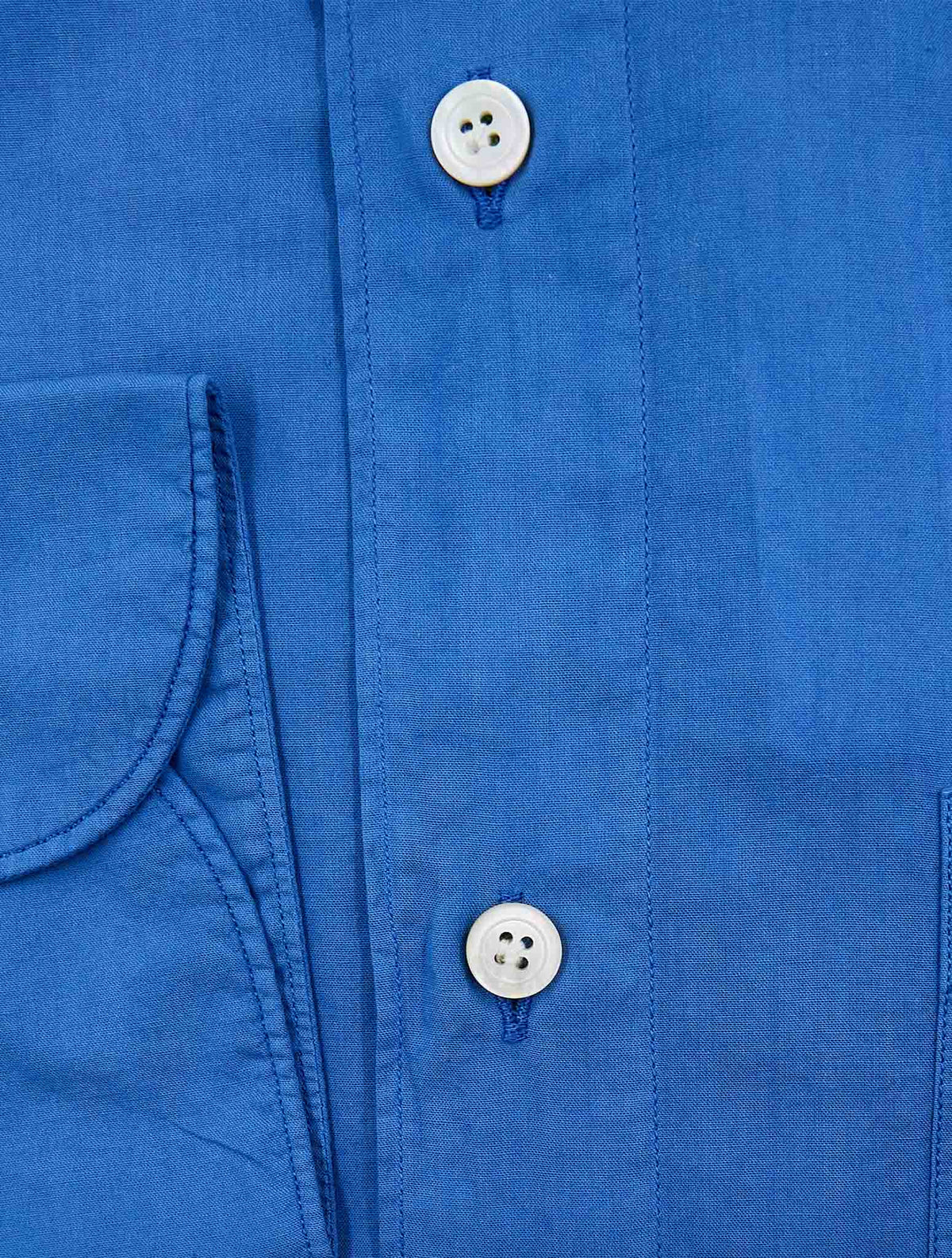 Finamore 1925 Light Blue Cotton Shirt Gaeta