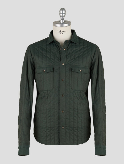 Finamore 1925 Green Cotton Coat Madison