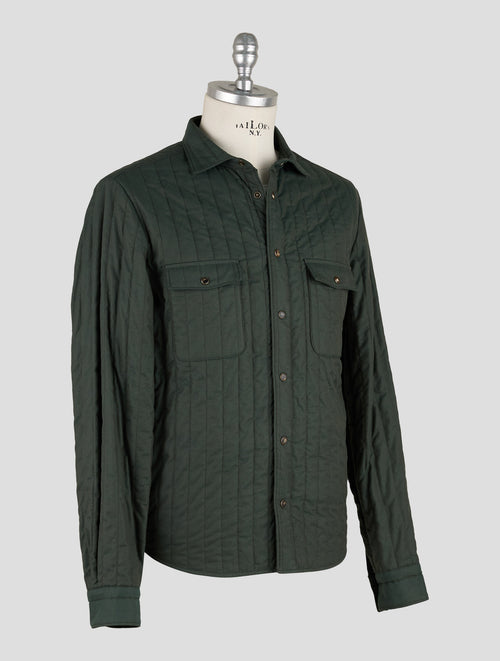 Finamore 1925 Green Cotton Coat Madison