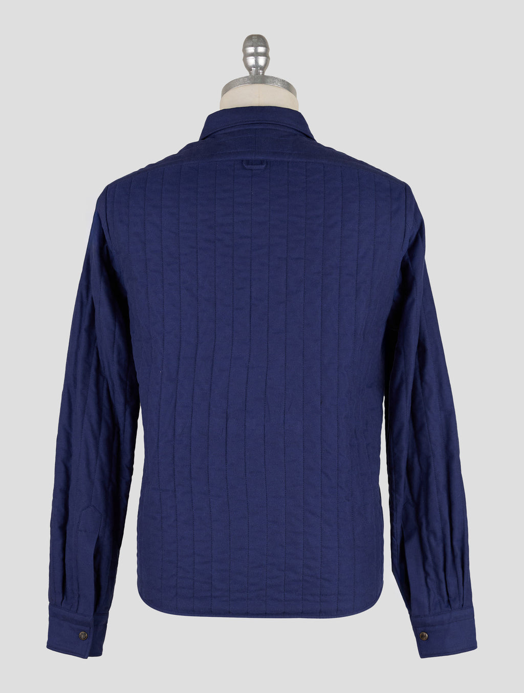 Finamore 1925 Blue Cotton Coat Madison