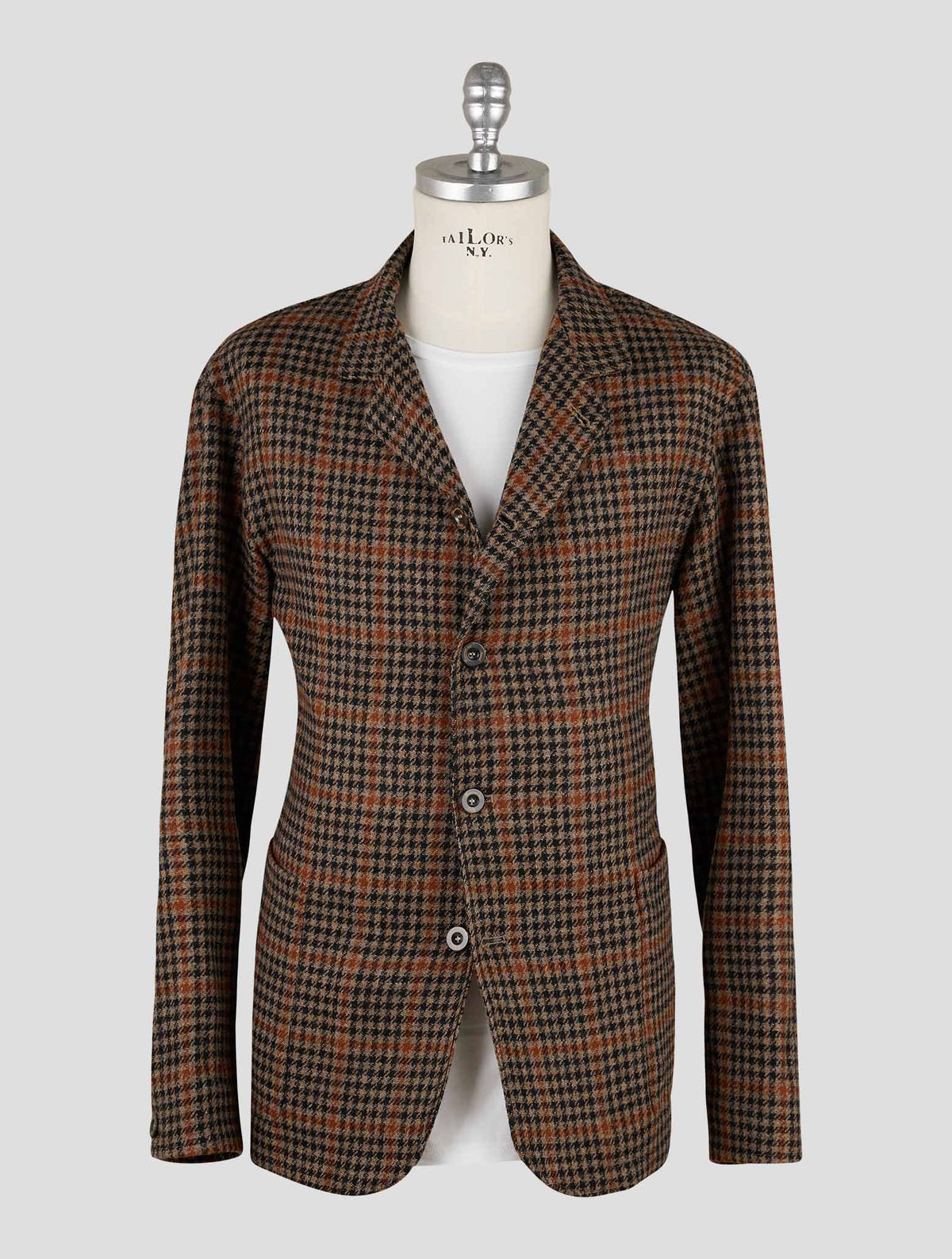 Finamore 1925 Multicolor Wool Jacket Overshirt Frans