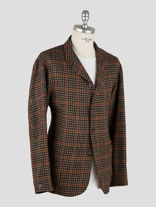Finamore 1925 Multicolor Wool Jacket Overshirt Frans