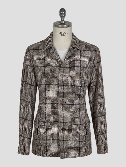 Finamore 1925 Multicolor Linen Pa Jacket Overshirt Cetara