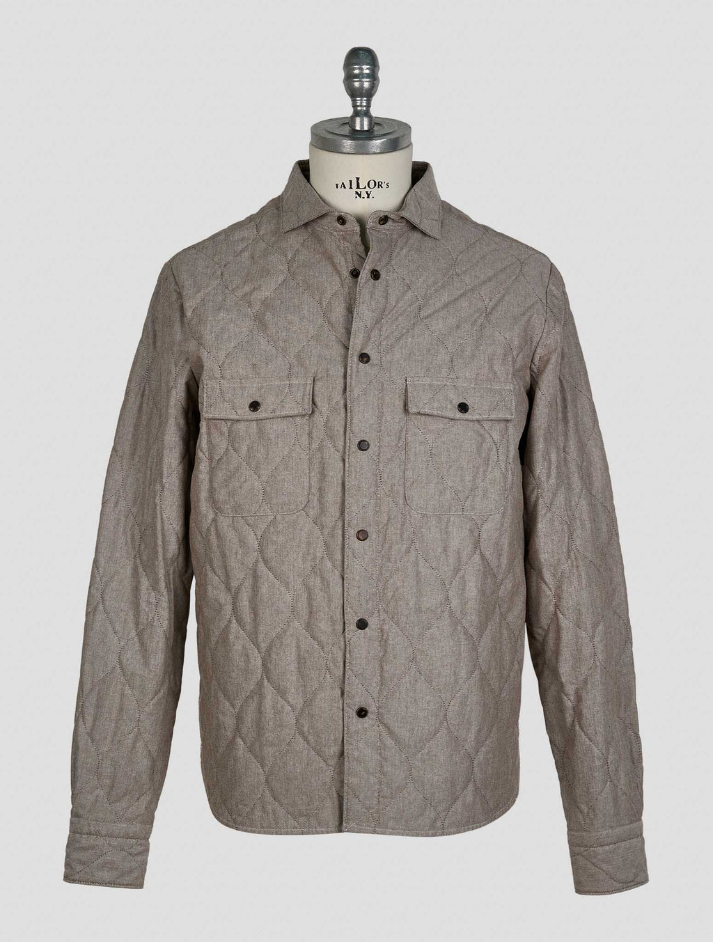 Finamore 1925 Light Brown Cotton Coat Madison