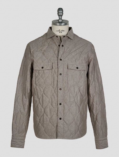 Finamore 1925 Light Brown Cotton Coat Madison