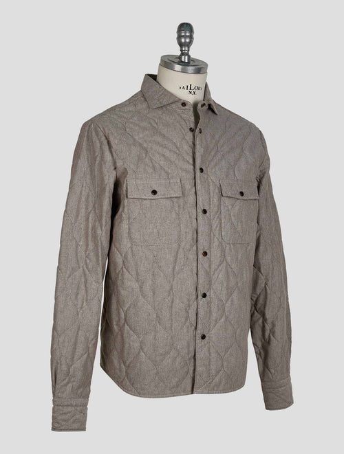 Finamore 1925 Light Brown Cotton Coat Madison