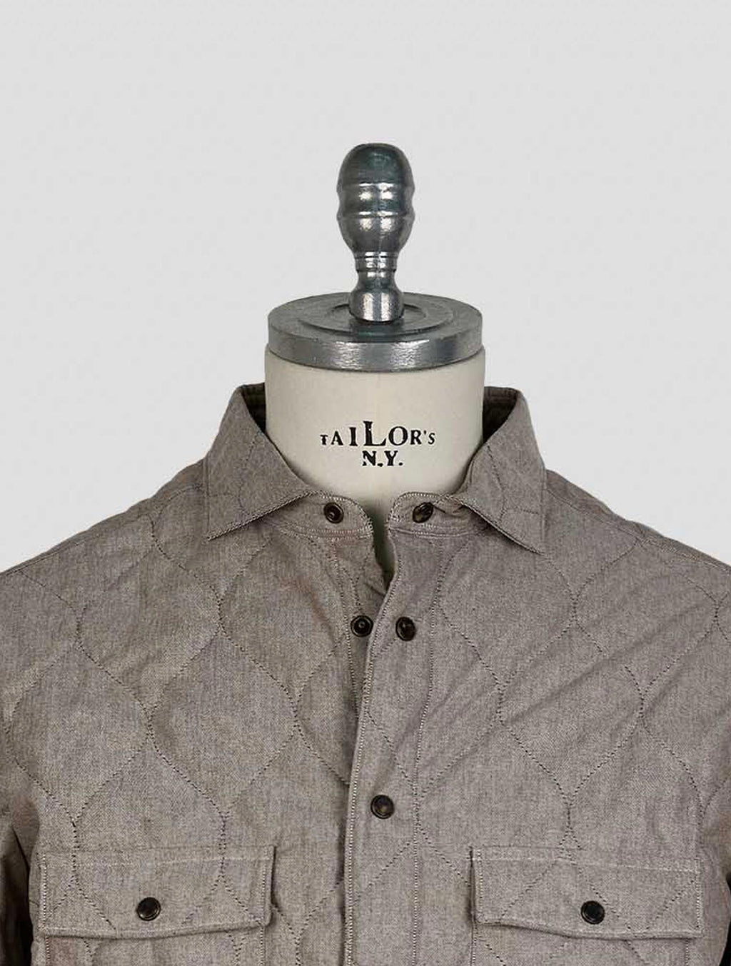 Finamore 1925 Light Brown Cotton Coat Madison