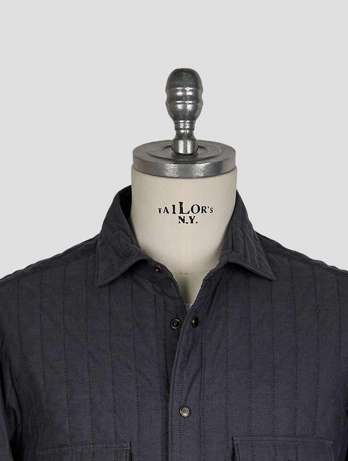 Finamore 1925 Gray Cotton Coat