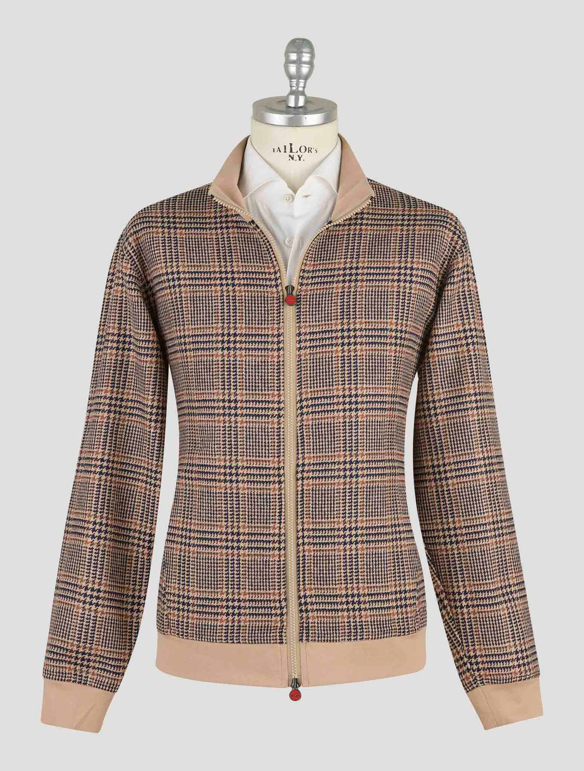 Kiton Multicolor Wool Coat B-One